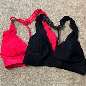 Lace bralettes